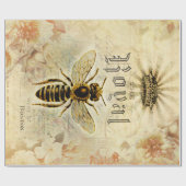 Papier Cadeau Découpage de la reine royale d'abeilles (Plat)