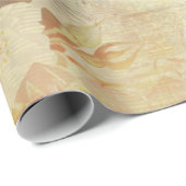 Papier Cadeau Découpage de la reine royale d'abeilles (Coin rond)