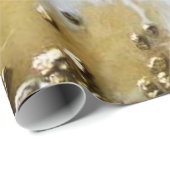 Papier Cadeau Découpage de plage (Coin rond)