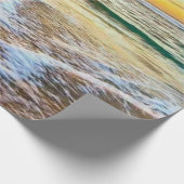 Papier Cadeau Découpage du coucher de soleil sur la plage (Coin)