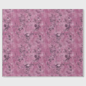 Papier Cadeau Découpage en chinoiserie mauve (Plat)