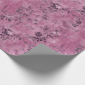 Papier Cadeau Découpage en chinoiserie mauve (Coin)