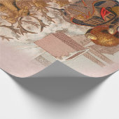 Papier Cadeau Découpage Ephemera Carrières Père Noël vintages (Coin)