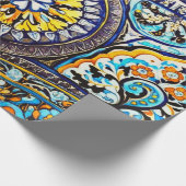 Papier Cadeau Découpage florale en espagnol majorica (Coin)