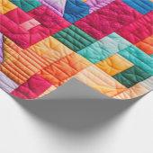 Papier Cadeau Découpe colorée en Patchwork (Coin)