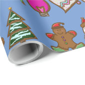 Papier Cadeau Découpe de biscuit (Coin rond)