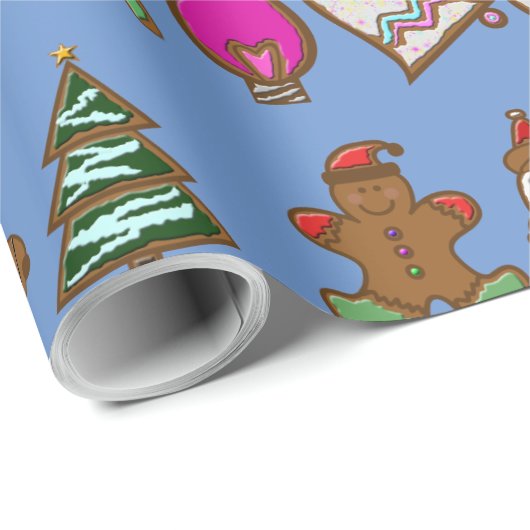 Papier Cadeau Découpe de biscuit (Coin rond)