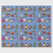 Papier Cadeau Découpe de biscuit (Plat)