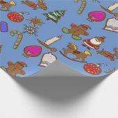 Papier Cadeau Découpe de biscuit (Coin)