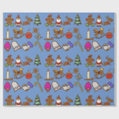 Papier Cadeau Découpe de biscuits (Plat)