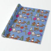 Papier Cadeau Découpe de biscuits (Déroulé)