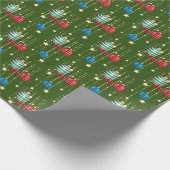 Papier Cadeau Découvrir le papier d'enveloppement des murs (vert (Coin)