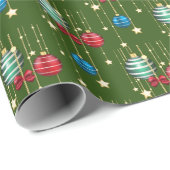 Papier Cadeau Découvrir le papier d'enveloppement des murs (vert (Coin rond)