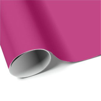 Papier Cadeau Deep Plum Couleur Uni Élégant