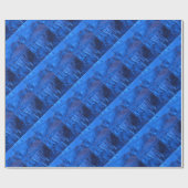 Papier Cadeau "Deep Water #2" Résumé Design Papier d'enveloppeme (Plat)