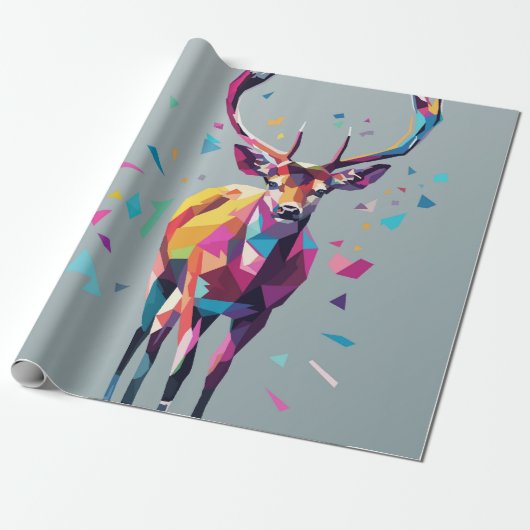 Papier Cadeau Deer (Déroulé)