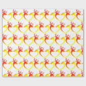 Papier Cadeau Deer Heart (Plat)