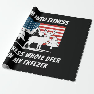 Papier Cadeau Deer In My Freezer - Deer Hunter Deer Hunter Deer