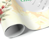 Papier Cadeau Deers de Noël (Coin rond)
