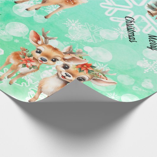 Papier Cadeau Deers de Noël (Coin)