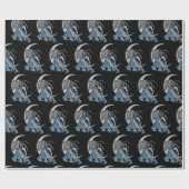 Papier Cadeau Déesse de la lune (Plat)