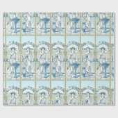 Papier Cadeau Déesse de l'eau et du vin Enveloppement cadeau (Plat)