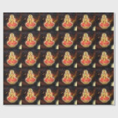 Papier Cadeau Déesse de Maa Maha Lakshmi Devi Laxmi de la (Plat)
