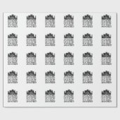 Papier Cadeau Définition de l'architecte (Plat)