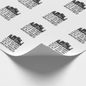 Papier Cadeau Définition de l'architecte (Coin)