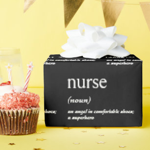 Papier Cadeau Définition du dictionnaire d'une INFIRMIÈRE