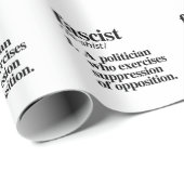 Papier Cadeau Définition fasciste (Coin rond)