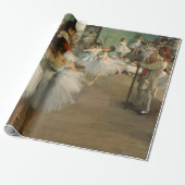 Papier Cadeau Degas Dance Class Ballet Dancers Ballerina Art (Déroulé)