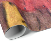 Papier Cadeau Degas - Les danseuses roses, peinture d'art (Coin rond)