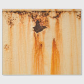 Papier Cadeau Dégâts de rouille métallique, fond de fond rouillé (Plat)