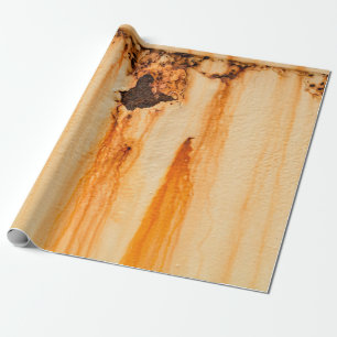 Papier Cadeau Dégâts de rouille métallique, fond de fond rouillé