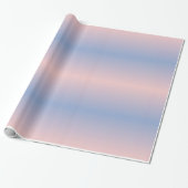 Papier Cadeau Dégradants de sérénité à quartz rose enrobage papi (Déroulé)