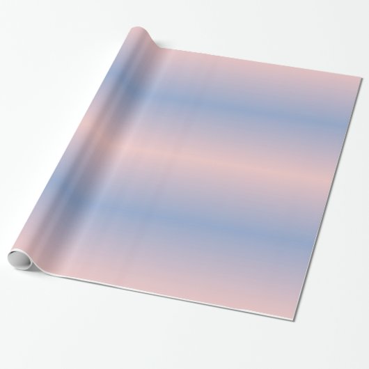 Papier Cadeau Dégradants de sérénité à quartz rose enrobage papi (Déroulé)