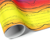 Papier Cadeau Dégradé Abstrait (Coin rond)