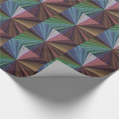 Papier Cadeau Dégradé circulaire Terre arc-en-ciel (Coin)