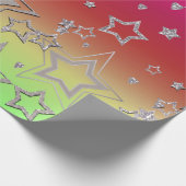 Papier Cadeau Dégradé de Noël parties scintillant brillant confe (Coin)