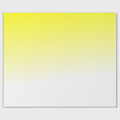 Papier Cadeau Dégradé jaune (Plat)