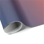 Papier Cadeau Dégradé Midnight Ember (Coin rond)