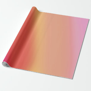 Papier Cadeau Dégradé vibrant rose chaud orange jaune – Coloré