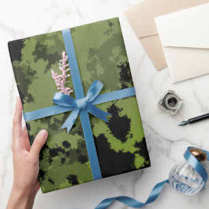 Papier Cadeau Déguisement Militaire