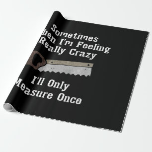 Papier Cadeau Déguster un cadeau de menuisier