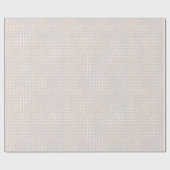 Papier Cadeau Délicat texturé crémeux. (Plat)