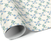 Papier Cadeau Délice de Vigne Bleue (Coin rond)