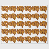 Papier Cadeau Délicieux croustillant d'ailes de poulet (Plat)
