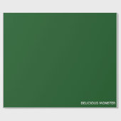 Papier Cadeau Delicious Monster green color name (Plat)