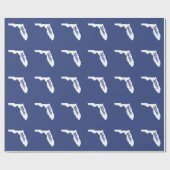 Papier Cadeau Démocrate de Floride (Plat)